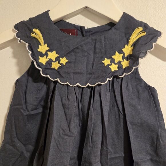 Lil Cactus Girl's Nativity Dress Christmas JESUS Sz. 6-12mos Infant Navy Blue‎ - Picture 3 of 6